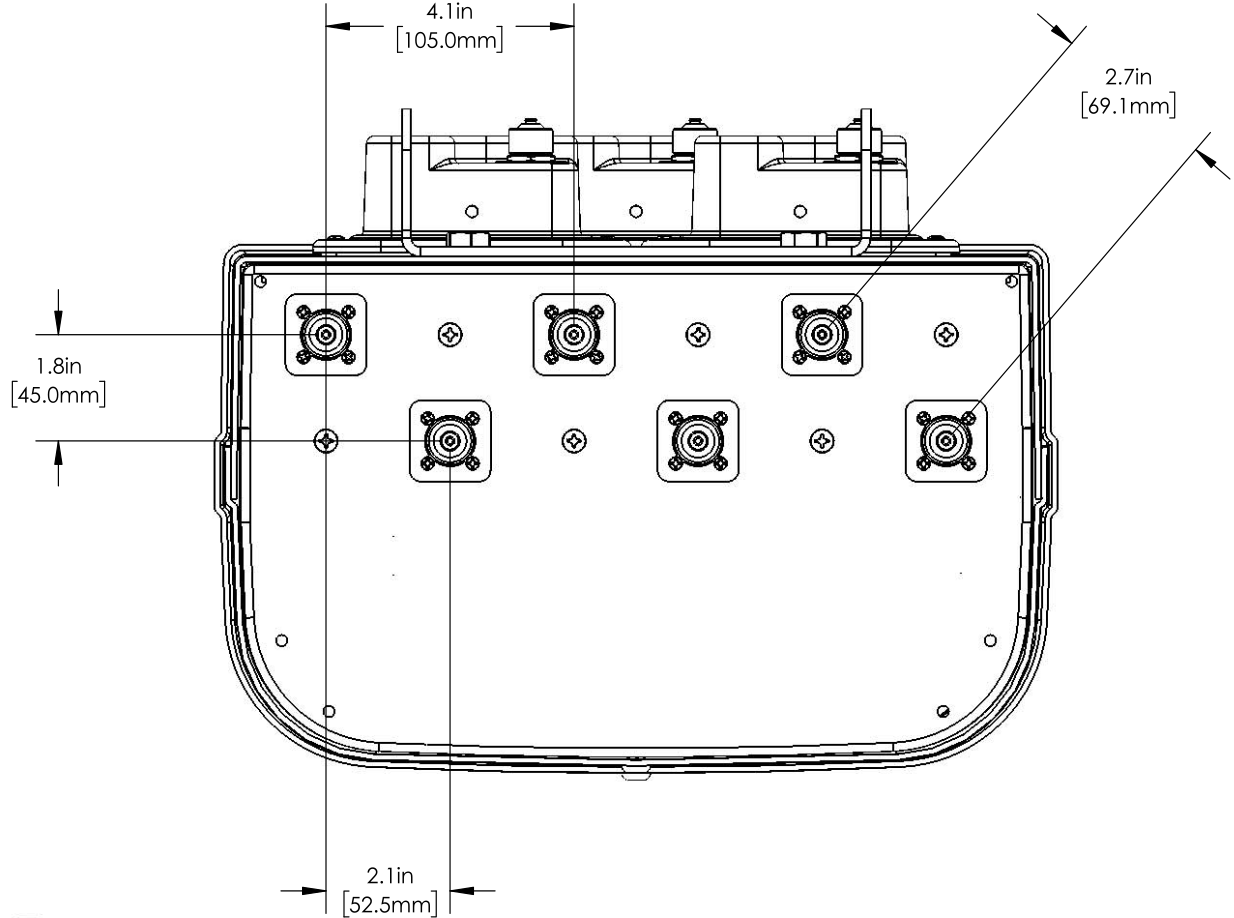 PI HBSA33RKE4AA CONNECTOR SPACING