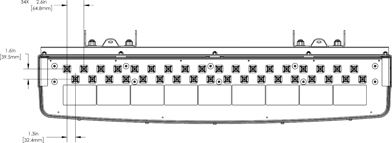PI MBM9FBU6A Connector Spacing