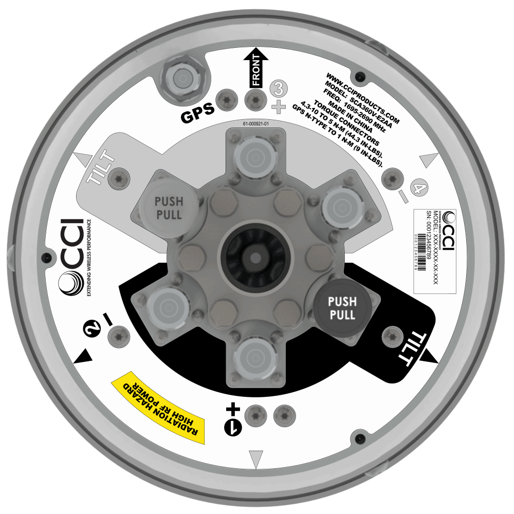 PI SCA360VE2A Bottom Label