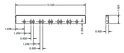 CABCOSOUT6UERC Dim Rail